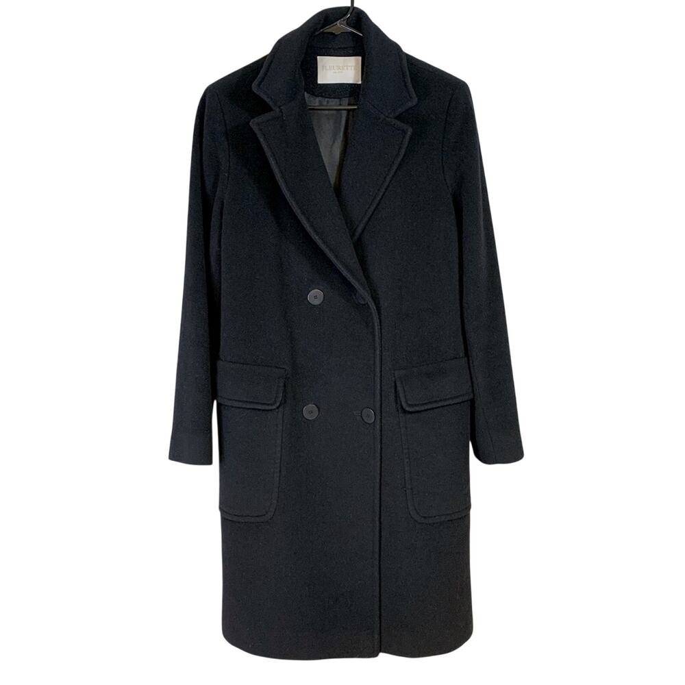 Fleurette Luxury 100% Italian Wool Coat C2
